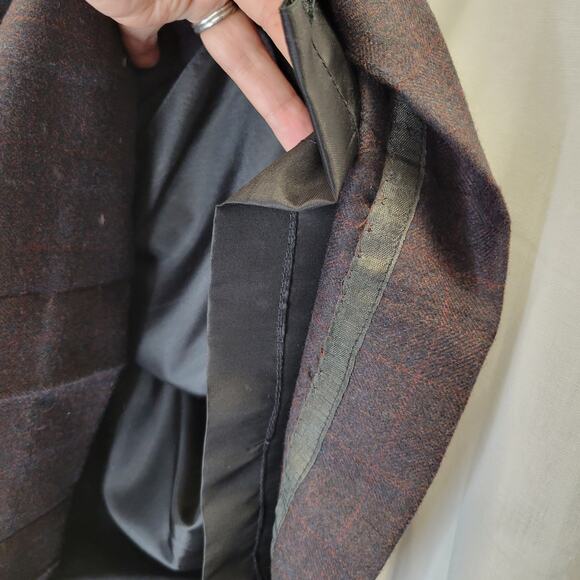 Tailored by Handmacher Vintage 80s Wool Skirt Suit Union Made, 14 - Picture 14 of 15
